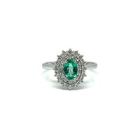 Ringe Mikiko Dame in Weißgold Smeraldo 0.30 Ct MA5116O4SMN030 - MA5116O4SMN030